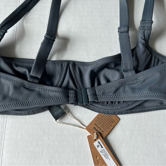 *SOLD C* NWT SKIMS Ruched bikini top Rhinestone strappy bikini bottom small - Picture 7 of 15